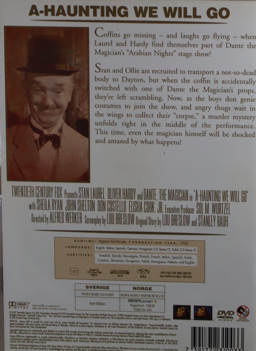 Tutti i DVDs: Helan Halvan – A Waunting We Will Go – Usato da Luzern venduto da CONTENTI 2