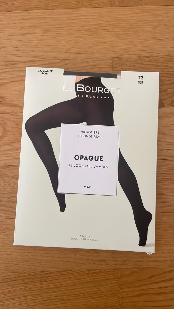 Calze & Collant: Le Bourget Paris Strumpfhose, T3 Noir, 50D, Blickdicht – Nuovo (secondo la descrizione) da Zürich venduto da sany20