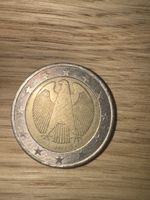 2 Euro Münze mit Fehlprägung und seltener G Prägung