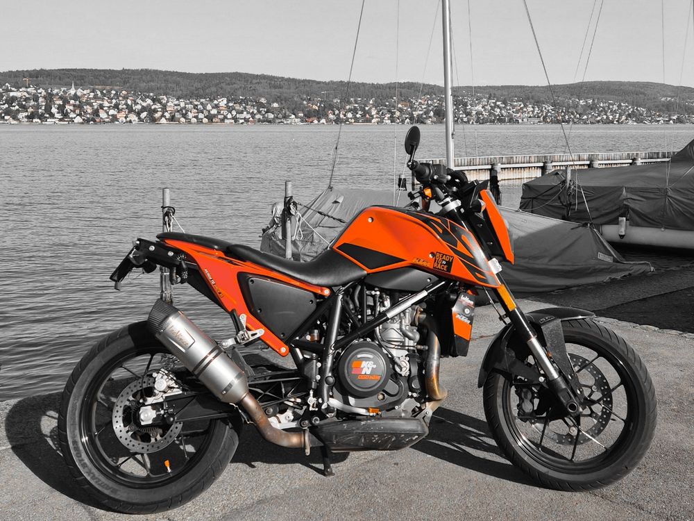 KTM Strada: KTM Duke 690 2016 22tKm – Usato da Zürich venduto da MitSeesicht