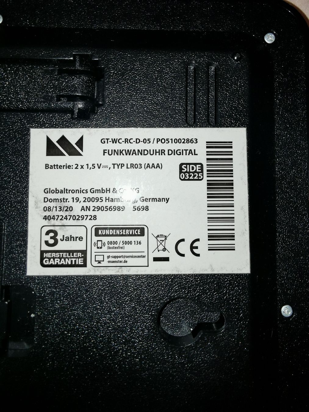 Orologi: Funkwanduhr Globaltronics – Usato da Steinmaur venduto da sth_tsx6 2