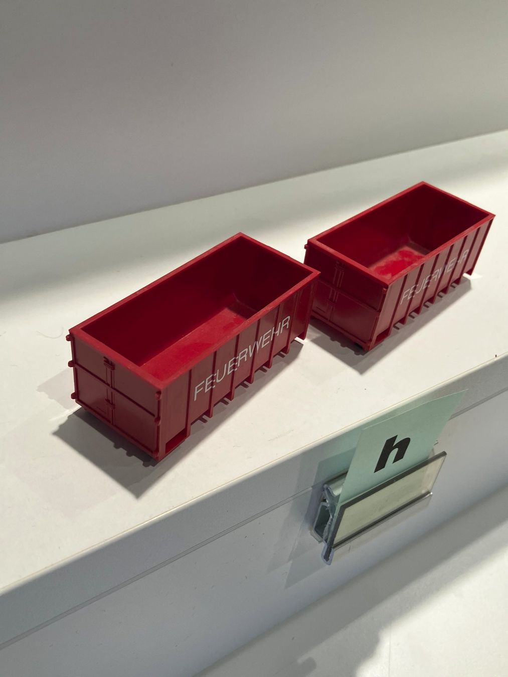 Herpa Modellini d'auto: herpa feuerwehrabrollcontainer H0 – Nuovo (secondo la descrizione) da solothurn venduto da Lrz74 1