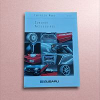 2 Brochure Prospekt SUBARU IMPREZA 4WD 10/ 2000 incl. Tarif