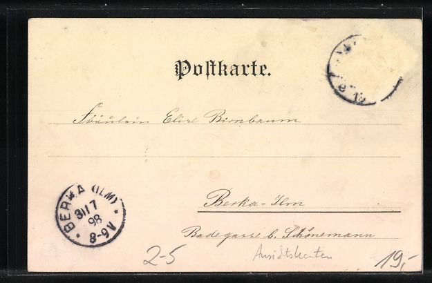 Cartes postales: Ansichtskarte mit Reim, Ansichtskartenge – D'occasion à Berlin par bartko-reher 1
