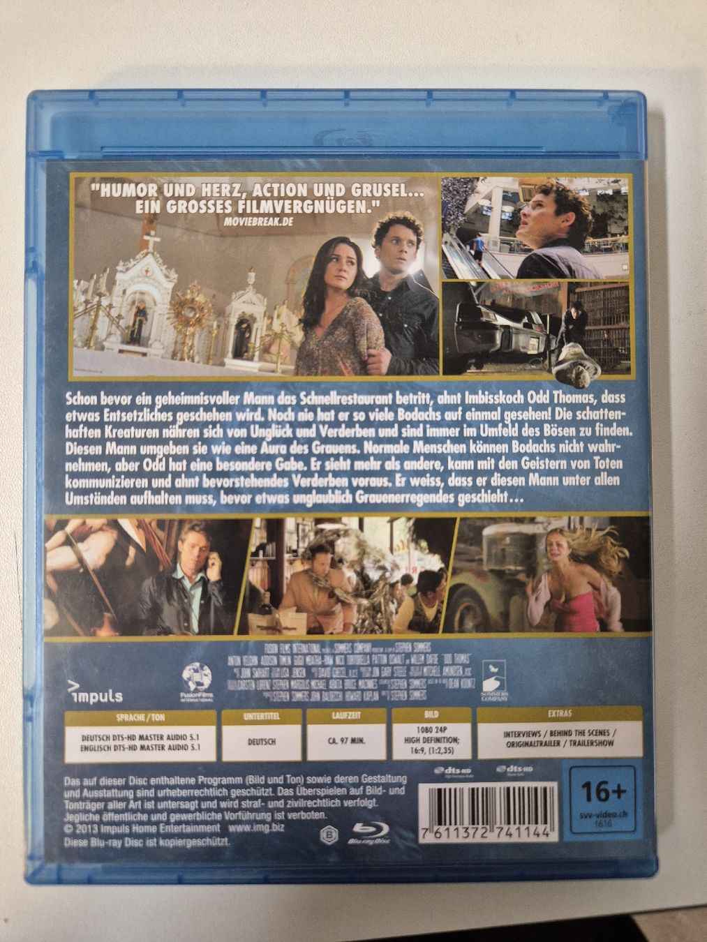 Alle DVDs: Odd Thomas Blu-Ray – Gebraucht aus Lindau von Hammy0740 1