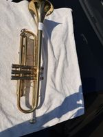 Trompete Messing goldfarben gebrauchter Zustand