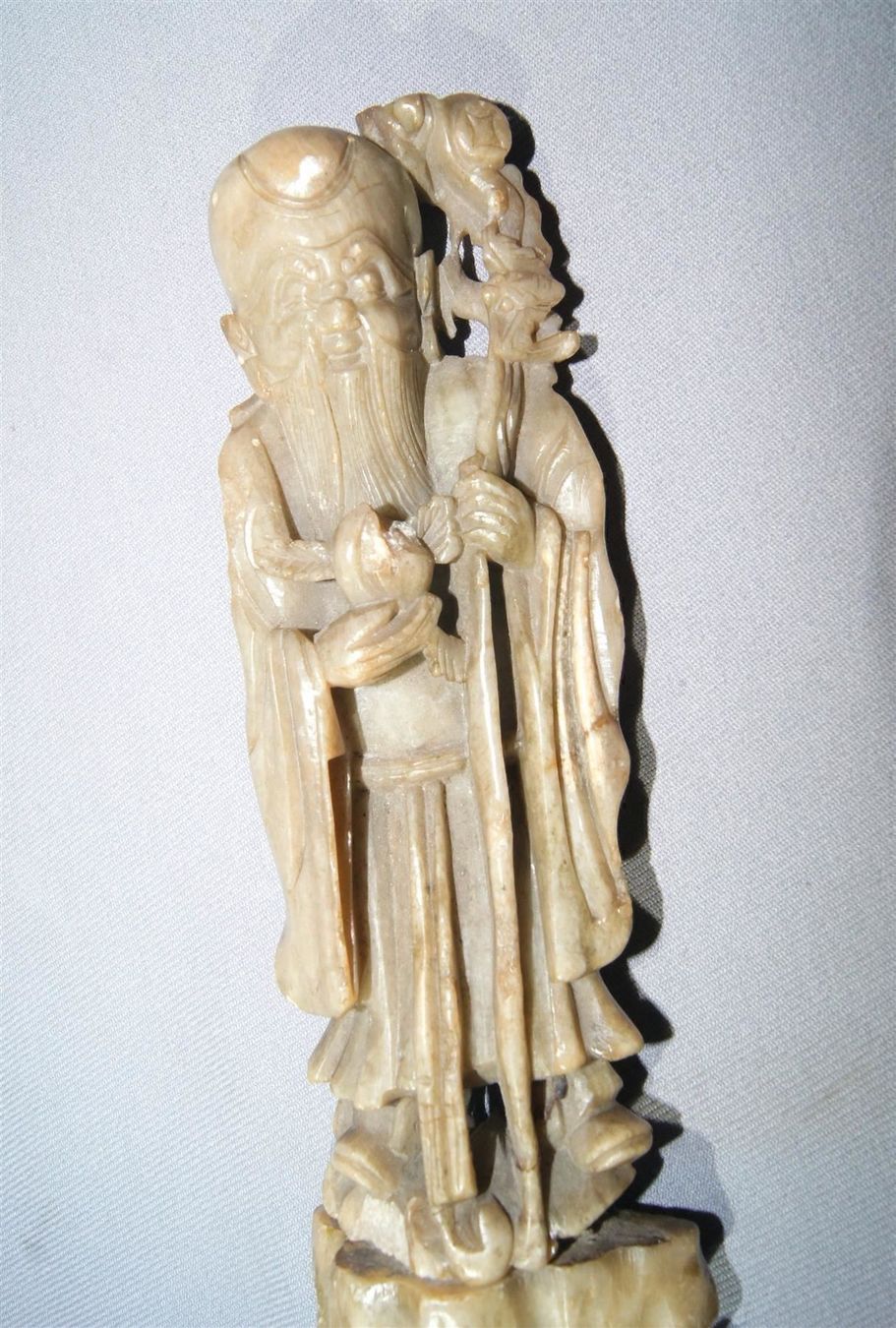 Statuette: Specksteinfigur eines Bettelmönchs – Usato da Geroldswil venduto da ARTEFACTO 2