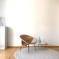 Korbsessel/Rattansessel aus den 60er Jahren