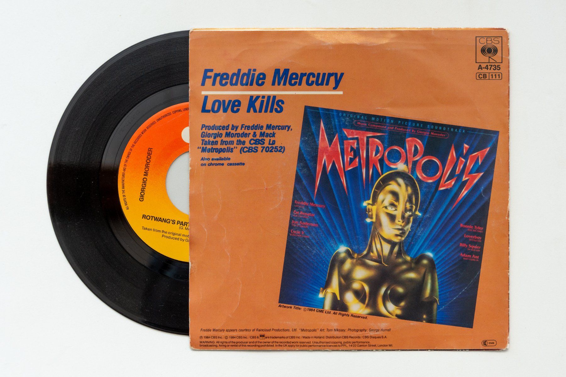 Schallplatten: Freddie Mercury - Love Kills – Gebraucht aus Belmont-sur-Yverdon von ag97 1