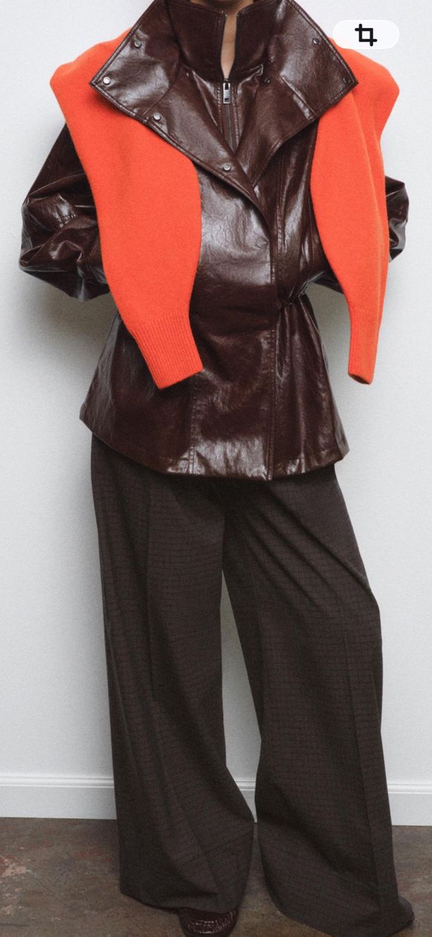 Zara Giacche: Zara Jacke Oversize im Lederlook, Gr. S Braun – Nuovo (secondo la descrizione) da Ebmatingen venduto da Mistelu 2