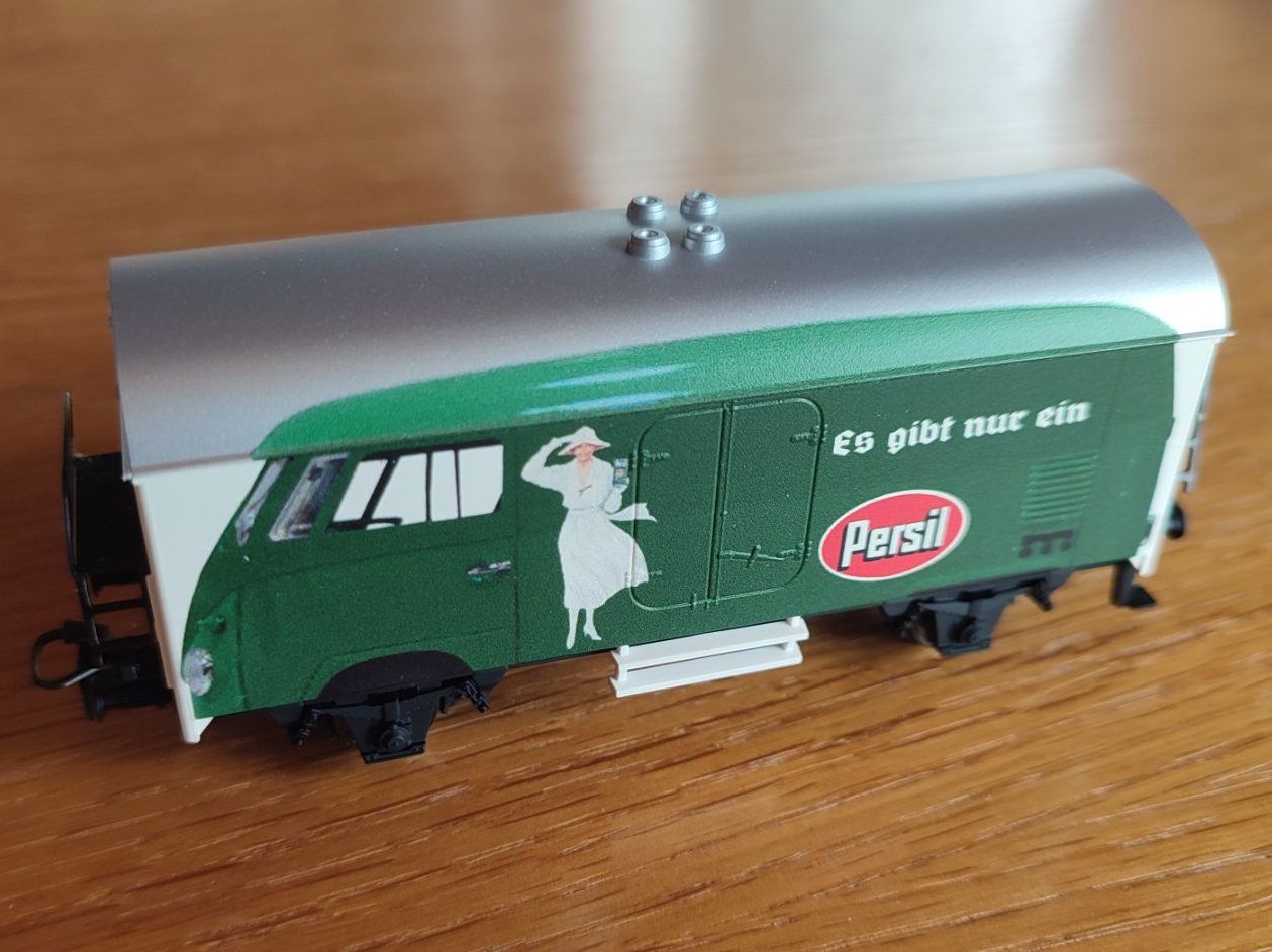 Märklin Modellini di ferrovie: Persil Werbezugwagen H0 Modelbahn Märklin – Nuovo (secondo la descrizione) da Röschenz venduto da elefant91 1
