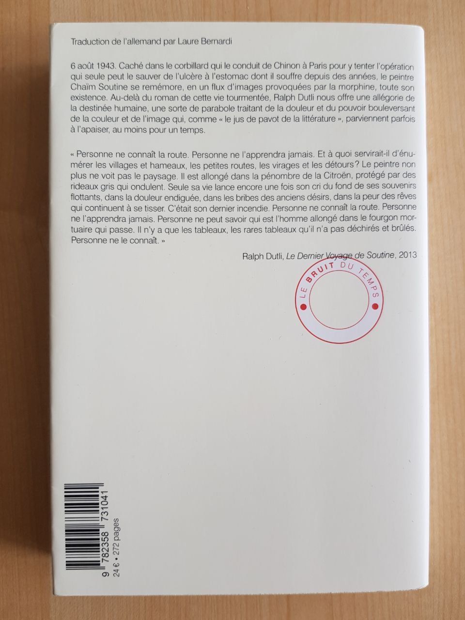 Libri: Le dernier voyage de Soutine - Ralph Duttli – Nuovo (secondo la descrizione) da Boécourt venduto da coco611 1