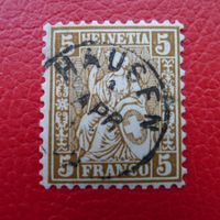 Sitzende: Nr.30 mit FINGERHUTSTEMPEL: HAUSEN, sauber