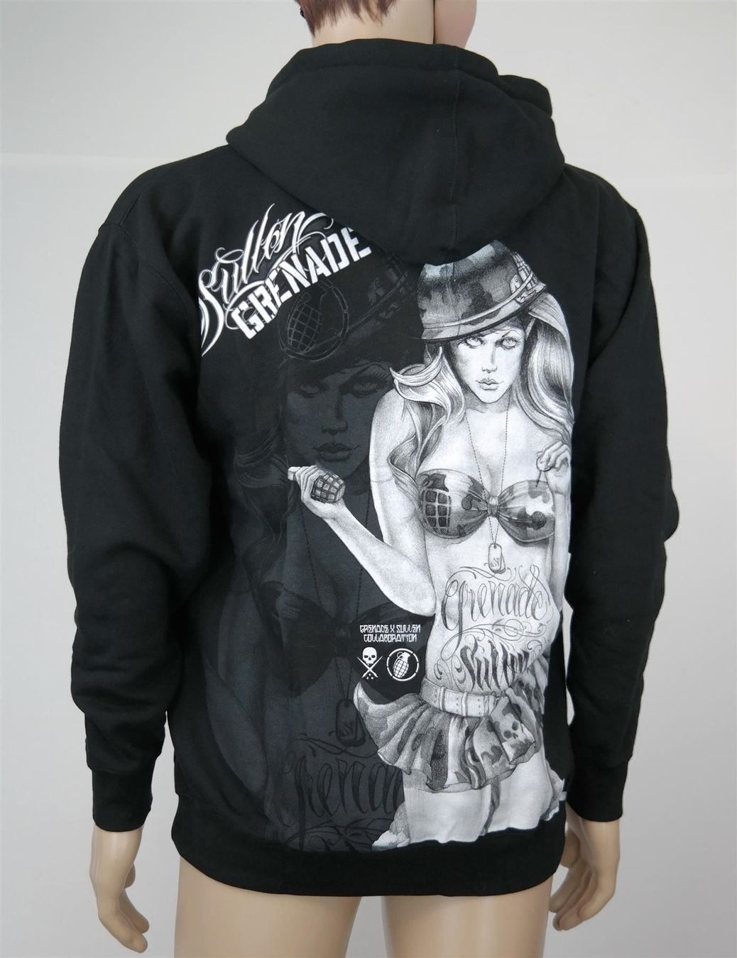 Pullover & Sweatshirts: Grenade Herren Kapuzenpullover Hoody/schwarz /Gr.M – Neu und originalverpackt aus Wohlenschwil von EddieS-Outlet 1