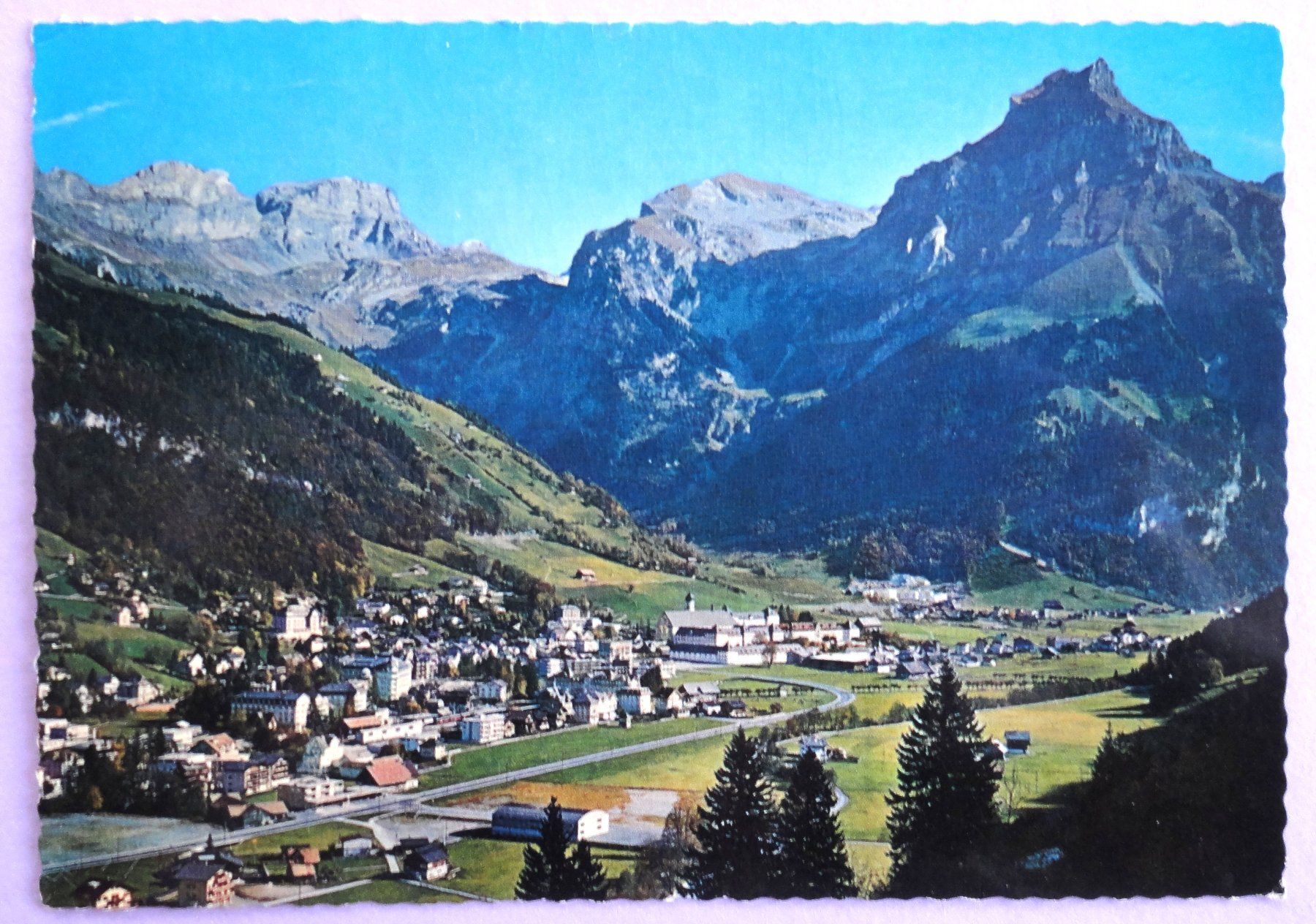 Ansichtskarten: Engelberg mit Hahnen – Defekt aus Fétigny von Billy2miny