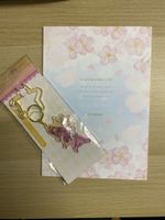 Sakura Fanset - Schlüsselanhänger & Schreibblock, NEU