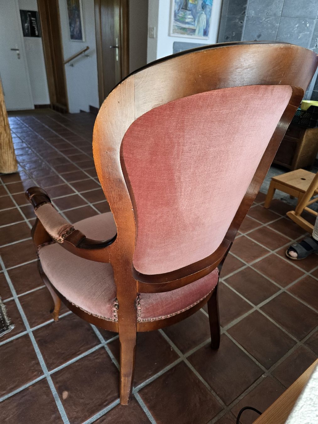 Poltrone: Polsterstuhl im Biedermeier-Stil – Usato da Würenlos venduto da Lea.Maria.Hotz 3