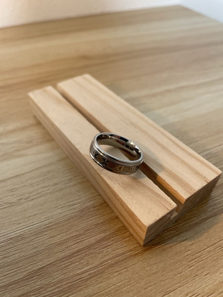 Ringe: Bague chiffres romain acier inox – Neu und originalverpackt aus Valangin von Maxime384 1