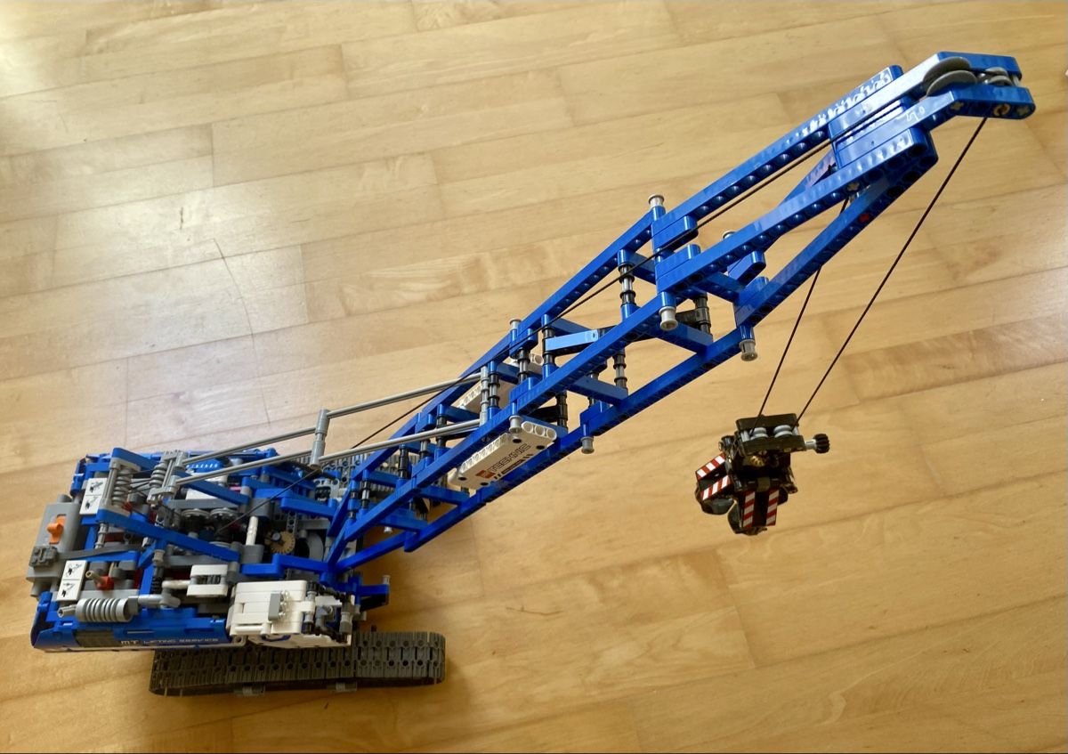 Lego Giocattoli: Lego Technik 42042 blauer Seilbagger – Nuovo (secondo la descrizione) da Küssnacht am Rigi venduto da Hluchs 1