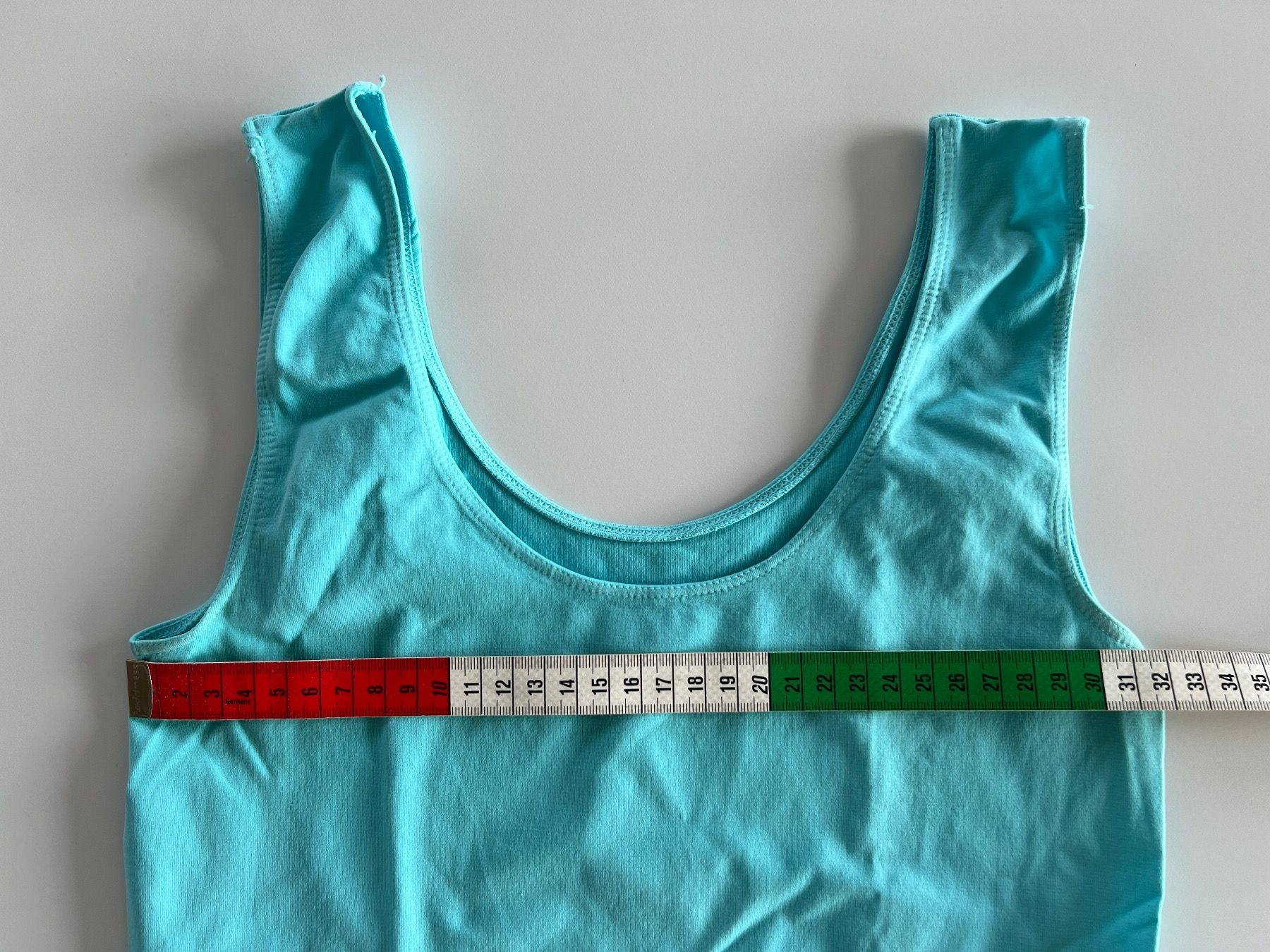 Top: Damen Top Türkis – nahtloses Basic Top Seamless – Usato da Büetigen venduto da Jabo 2