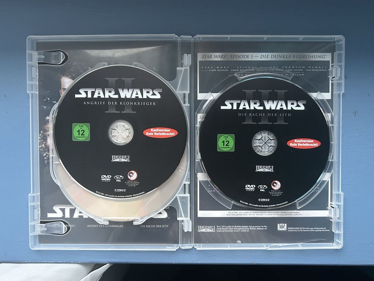 Tutti i DVDs: Star Wars Episode 1-3 – Usato da Hausen venduto da Sabzz 2