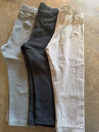 3 Leggins von H&M als Set in Gr. 86 - guter Zustand