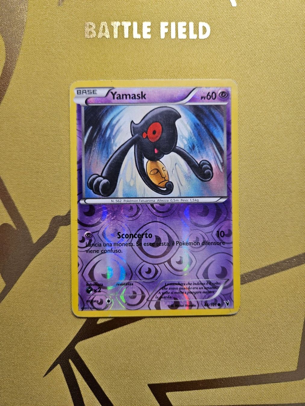 Pokémon Carte collezionabili: Noble Victories - Yamask – Usato da Bellinzona venduto da Pokemarco