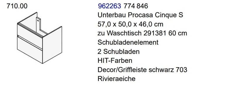 Mobili per bagno: Waschtischmöbel – Nuovo e nell'imballaggio originale da Flums venduto da kat_67hg 1