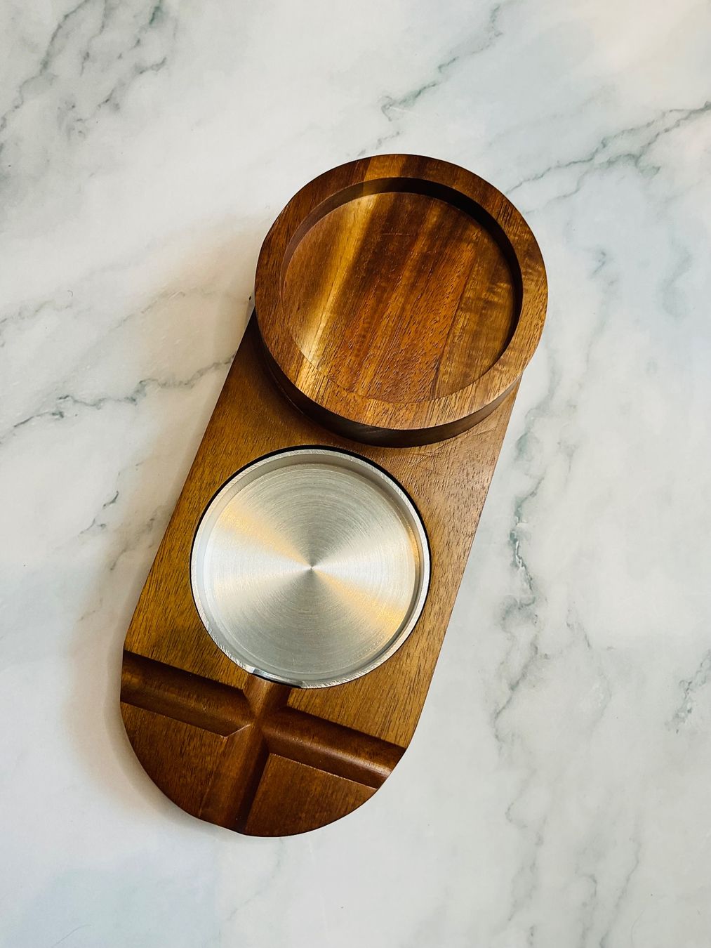Piatti di portata: Zigarren Tablar Aschenbecher Zigarren Halter Edelstahl Holz – Nuovo e nell'imballaggio originale da Balsthal venduto da FAVE.Accessoires 9