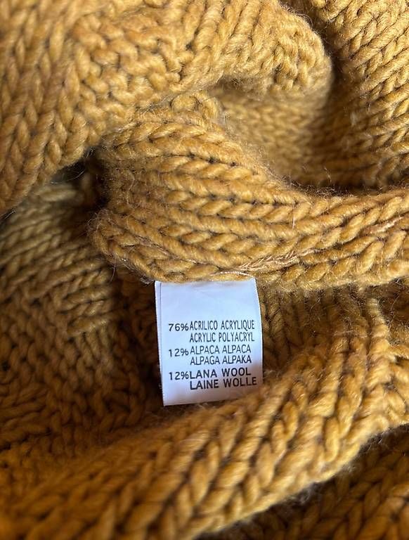 Maglioni & Felpe: Kuscheliger Senffarbener Poncho – Nuovo (secondo la descrizione) da Baden venduto da Chrisenft 4