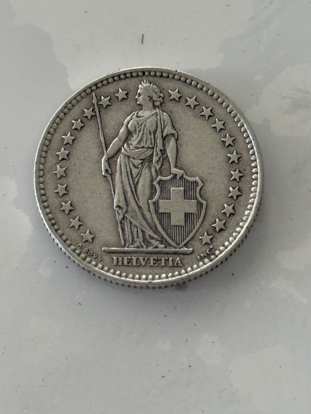 Tutti le monete: 2 Franken 1936  Rar – Usato da Wallisellen venduto da SWISS_SILVER1