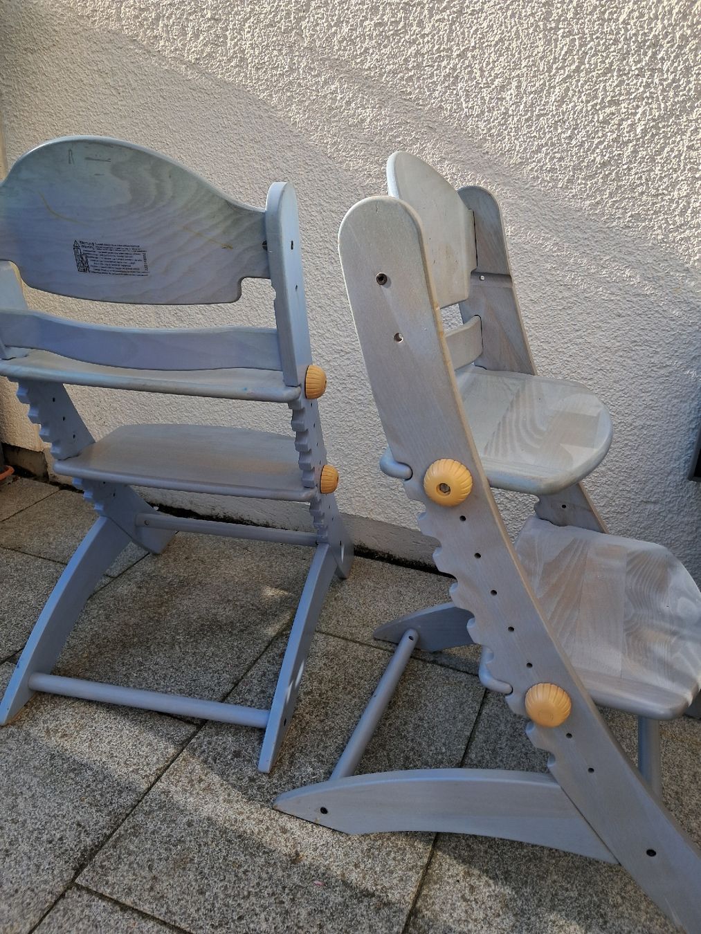 Geuther Seggioloni: 1x Kinderstuhl Geuther hellblau – Usato da Winterthur venduto da fabelwin 5