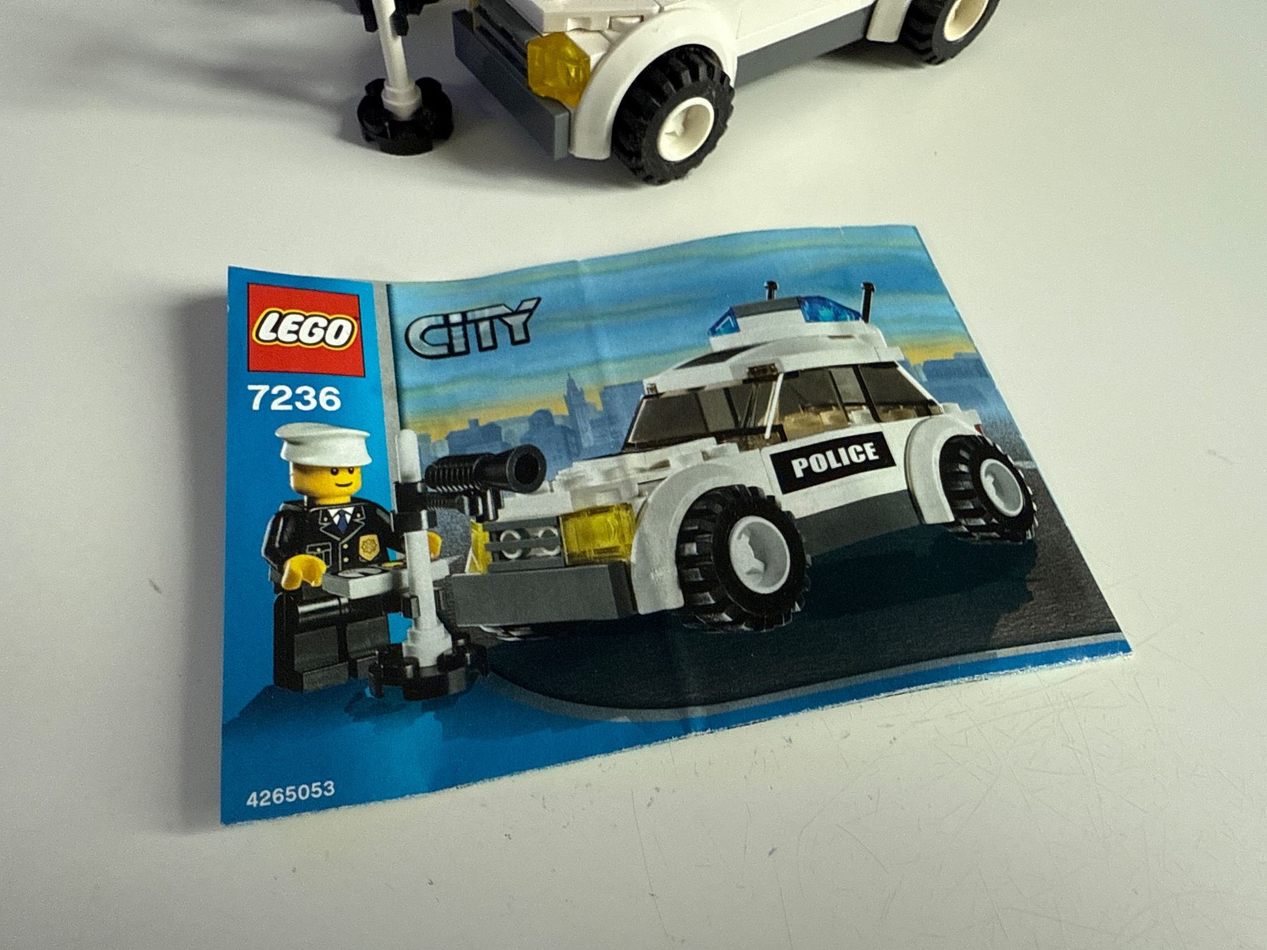 Lego Giocattoli: Lego City Polizei Auto 7236 mit Anleitung – Usato da Allschwil venduto da meeresperle 1