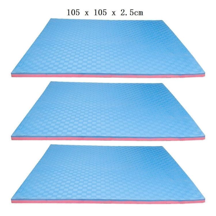 4 Bodenmatten 63x63cm 2cm Puzzlematte Fitnessmatte