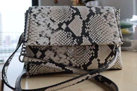 Damenumhängetasche, Animalprint, 24cm x 17cm x 8,5cm - NEU