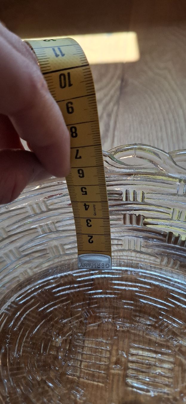 Ciotole: Glas Hühner und Nest Schale 20cm Durchmesser – Usato da Mellingen venduto da lathei 3