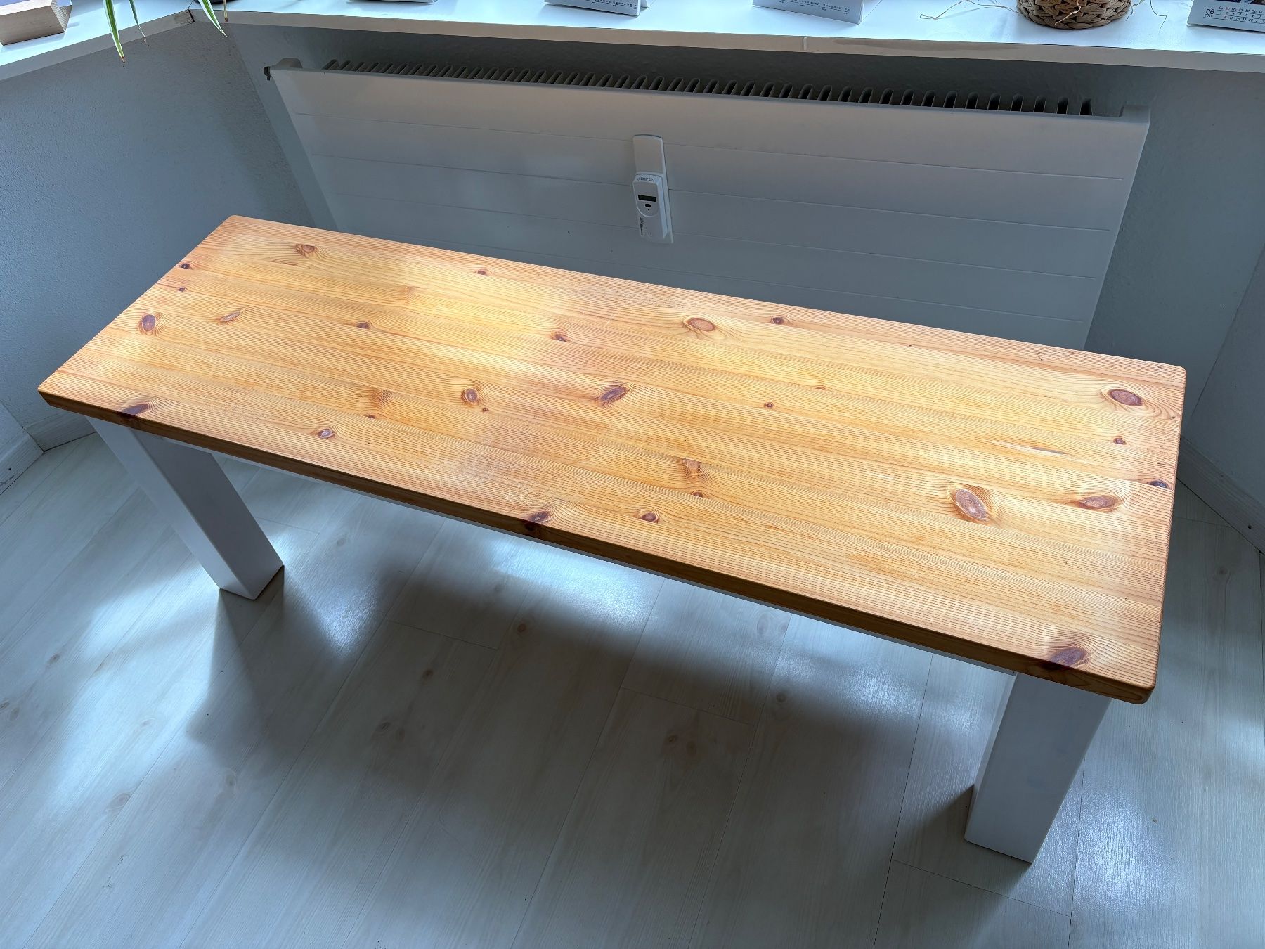 Panchine: Massive Holzbank mit Sitzkissen – Usato da Basel venduto da mar_wvh2