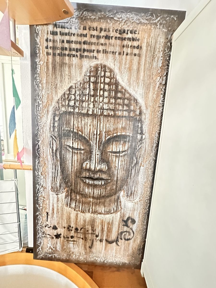 Poster & Bilder: Wunderdchönes Buddabild wie Holz elemente – Gebraucht aus Siebnen von hellokitty015 5
