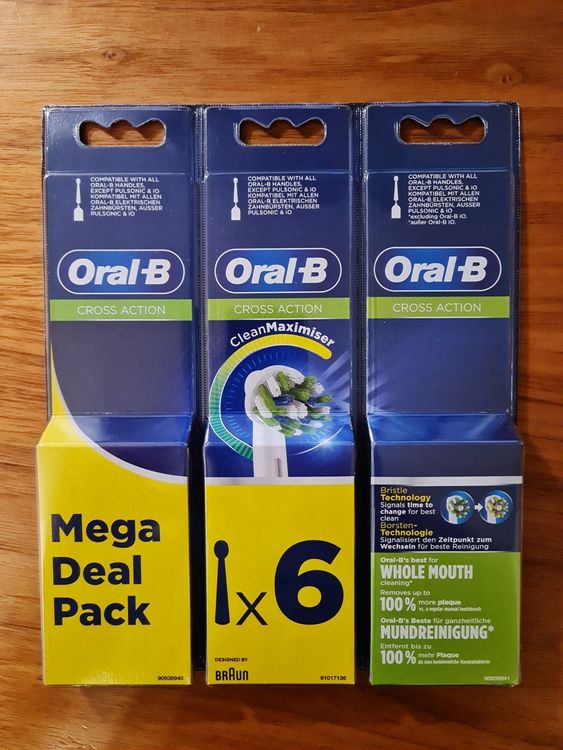 Oral-B Cross Action CleanMaximiser, 6 Bürstenköpfe | Kaufen Auf Ricardo