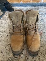 Bottines Panama Jack cuir fourrées couleur camel état bon