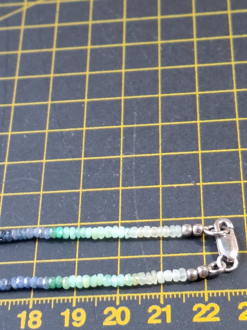 Catenine: Kette mit Saphire S 925 – Usato da Zwieselberg venduto da Halifaxmendusli 8