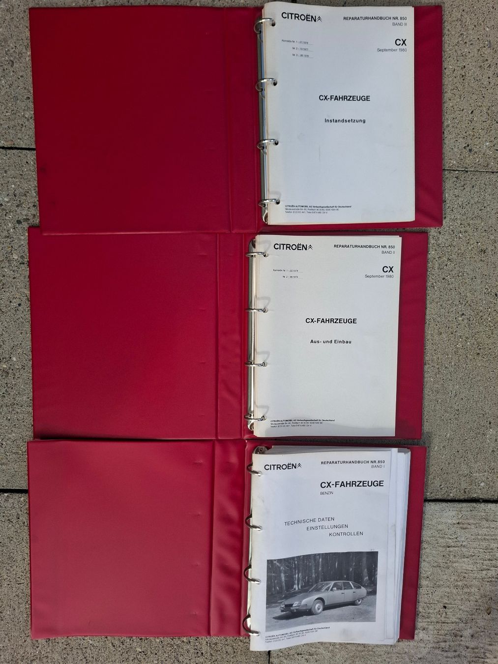 Citroën Automobili: Citröen CX Set Original-Servicehandbücher – Usato da Oberentfelden venduto da rde_9ngx 2