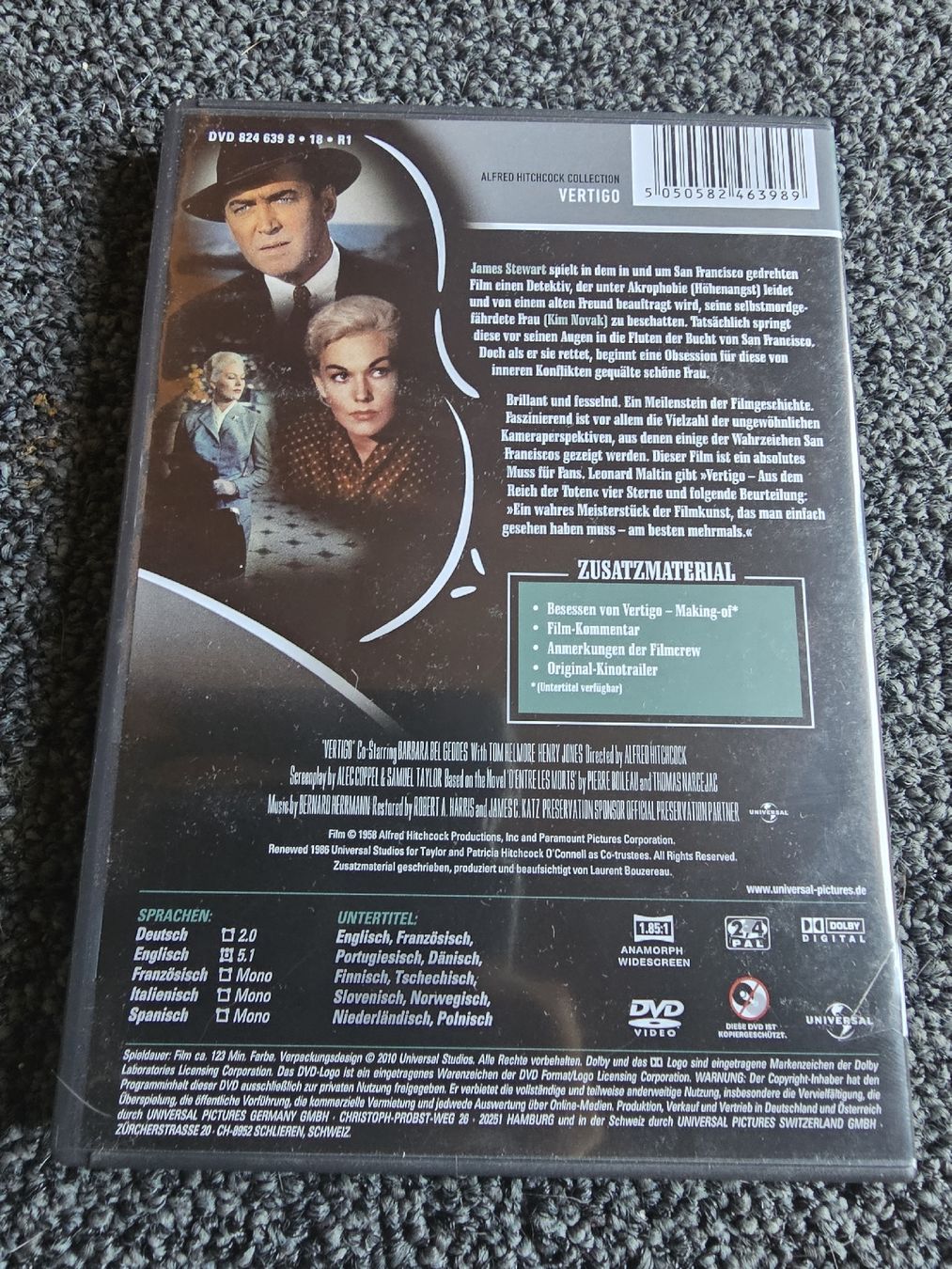 Alle DVDs: Vertigo DVD (22345) – Gebraucht aus Ruswil von jan_bxl5 1