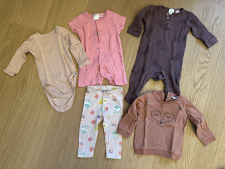 5-teiliges Baby Sommer Set Gr. 74 Mädchen