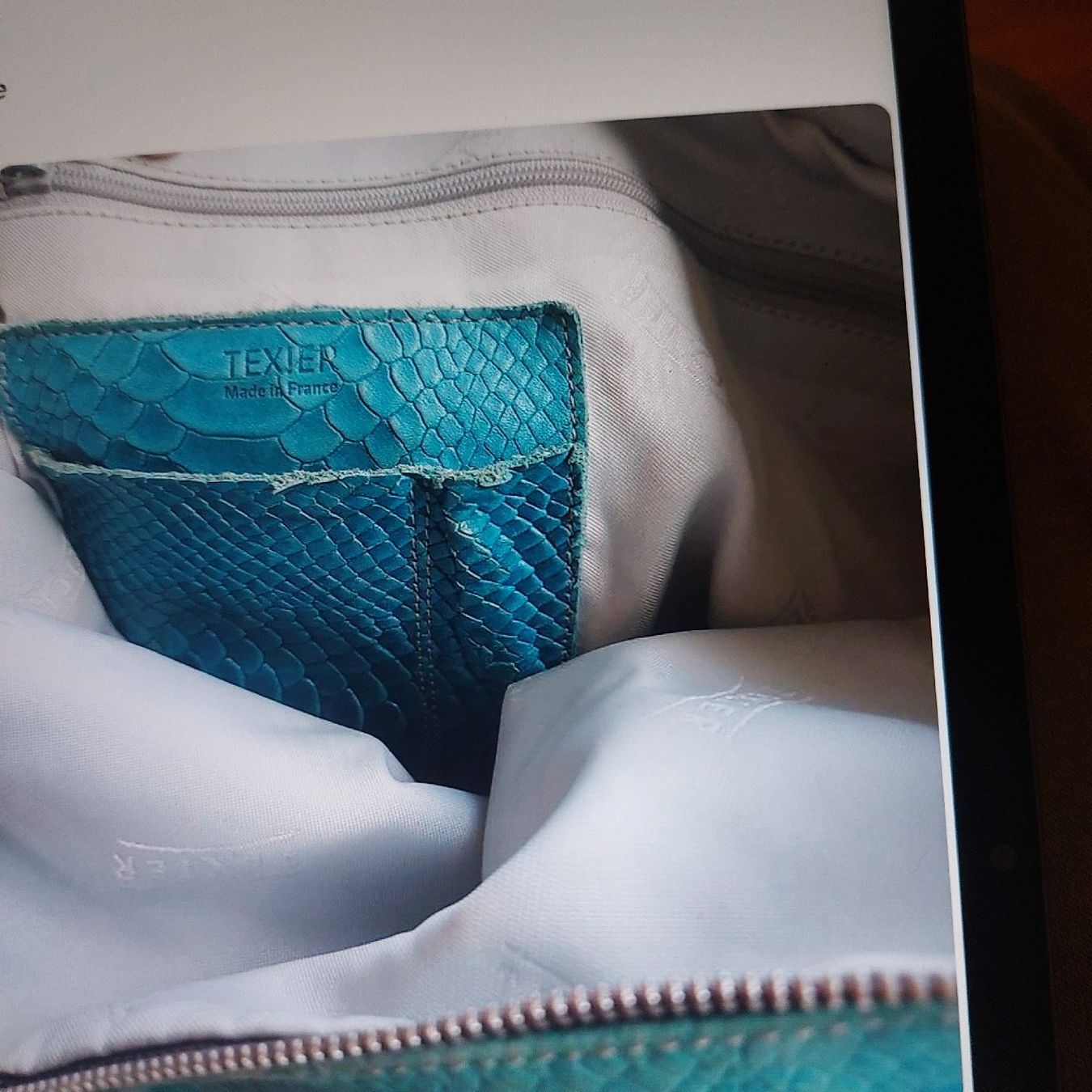 Borse da donna: Damen Handtasche Marke Texier – Nuovo (secondo la descrizione) da Zürich venduto da akl_n6fp 3