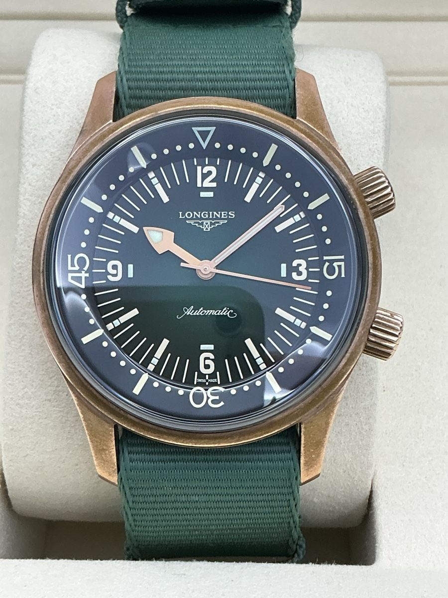 Longines Orologi: Longines Legend Diver Bronze L3.774.15.02 – Usato da Zürich venduto da watchdealer-24 1