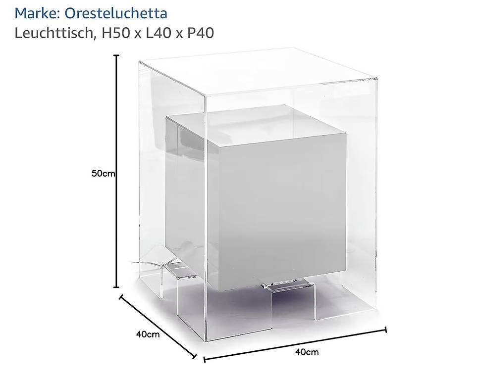 Tables: Moderner Leuchttisch aus Acrylglas – D'occasion à Lenzburg par B.Guarino 2