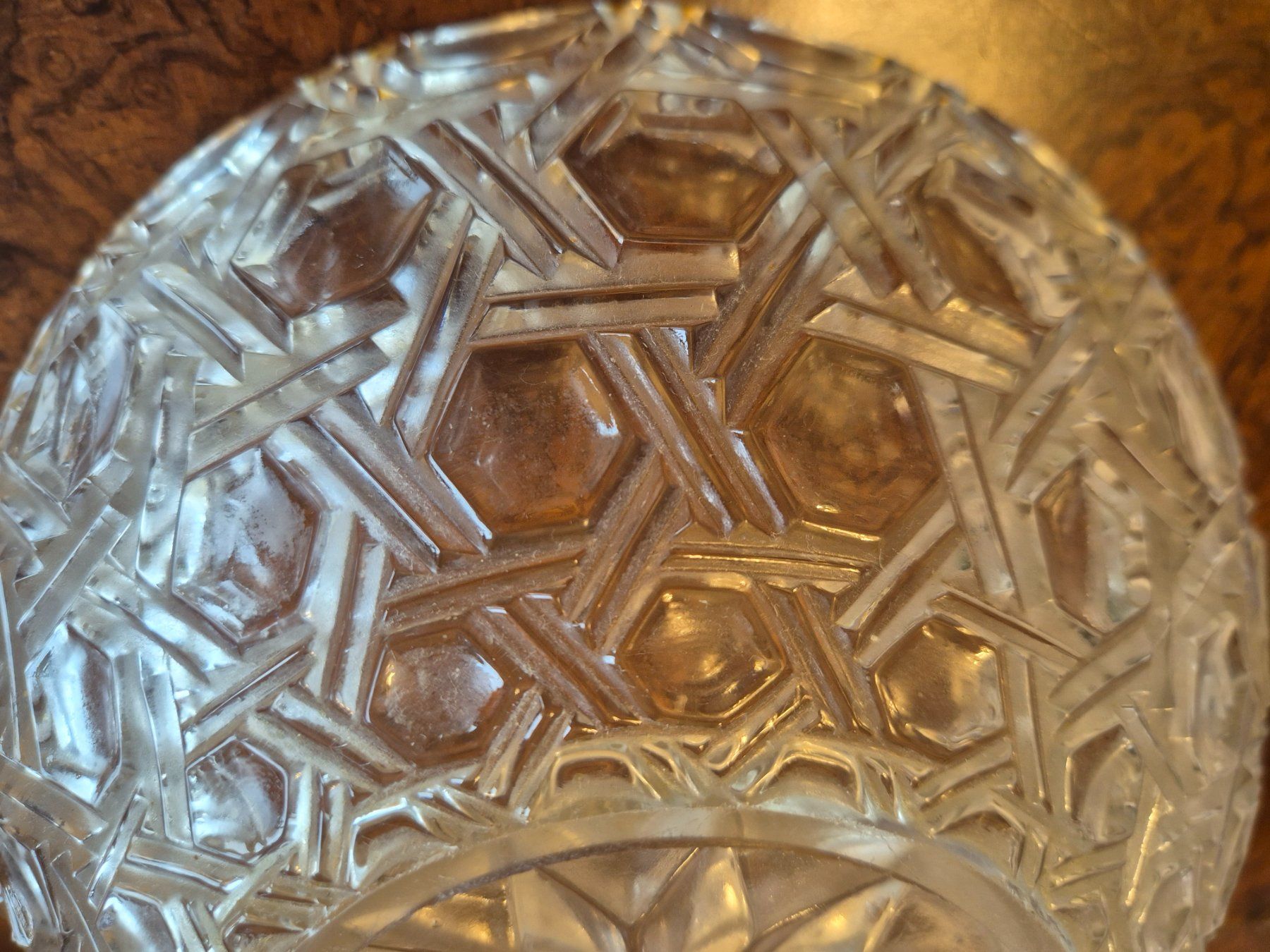Schalen: Vintage Pressglasschale mit Sternmuster – Gebraucht aus Bern von aronari 6