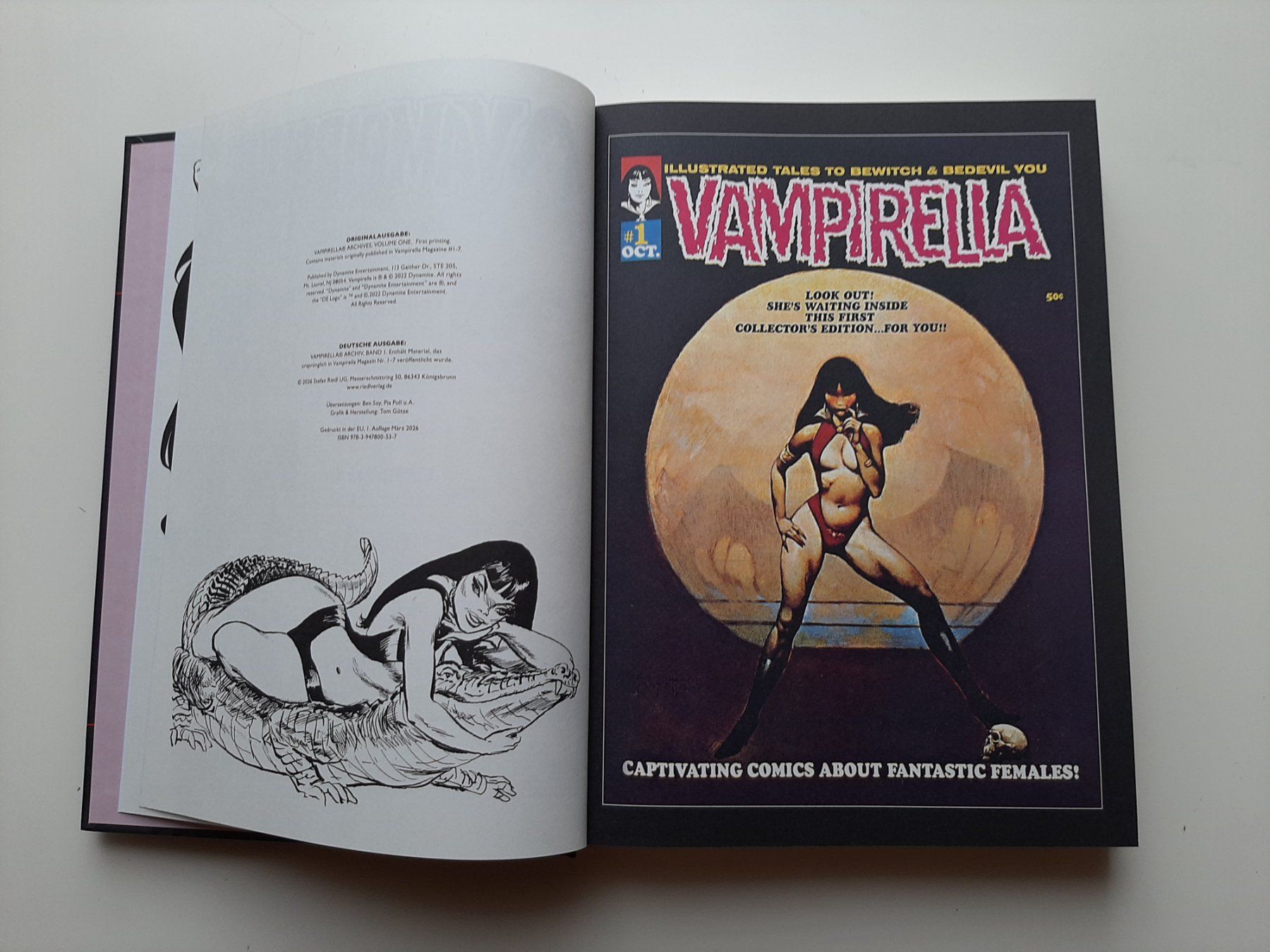 Fumetti: Comic "Vampirella" GA 1 Neuerscheinung, HC, s/w – Nuovo (secondo la descrizione) da Kreuzlingen venduto da mazi07 4