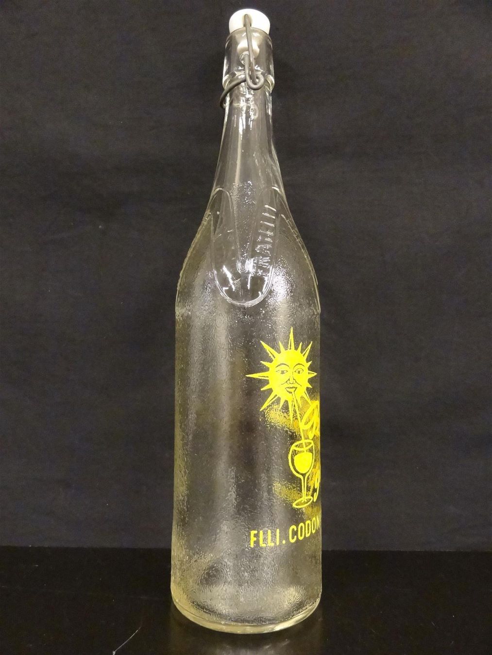 Bicchieri, Caraffe & Bottiglie: alte Flasche FRATELLI CODONI MENDRISIO – Usato da Kerzers venduto da Flaschenposten 4